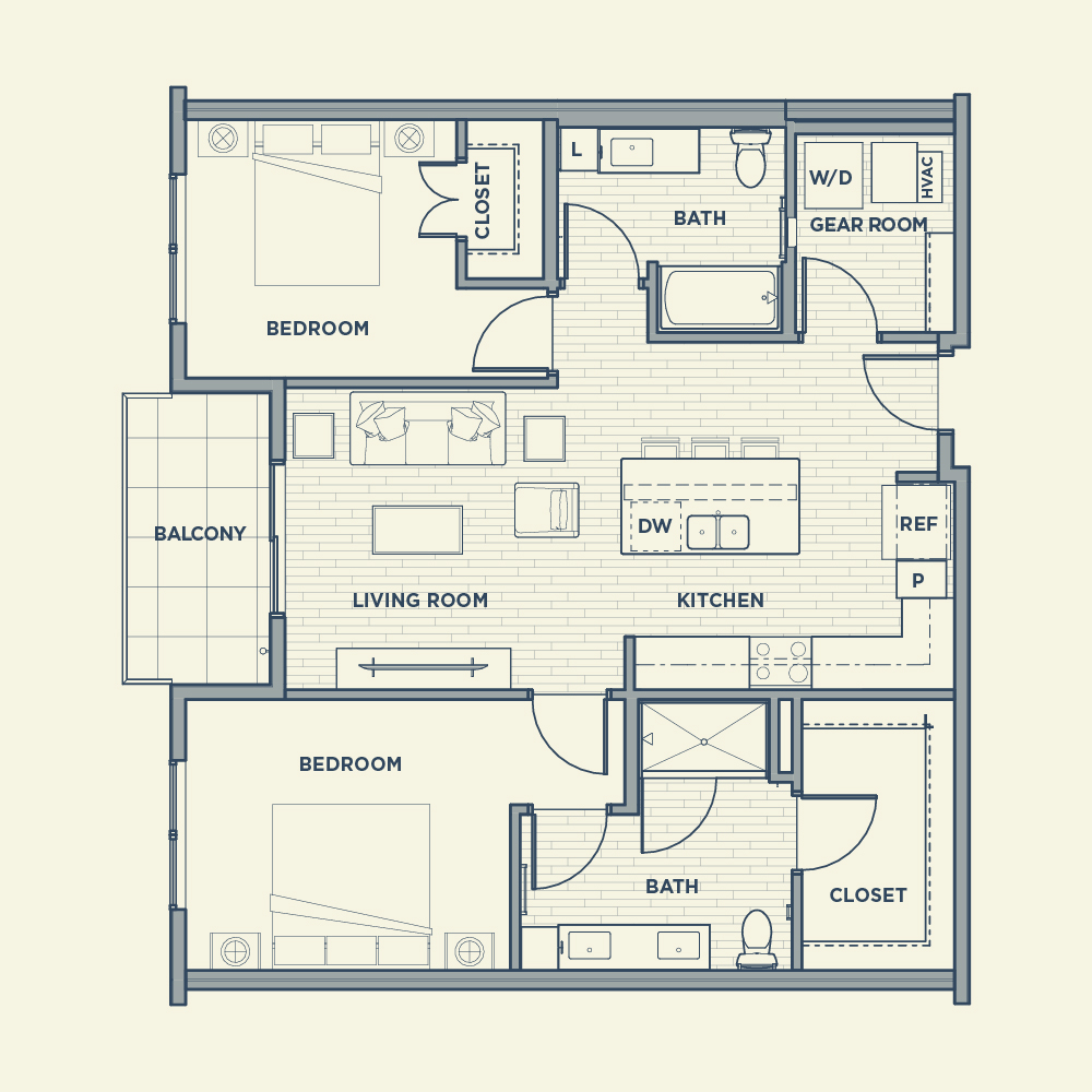 The Apiary Apts West Allis Landbylabel Apartment B1 1