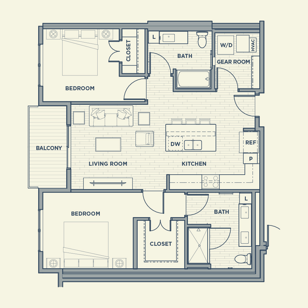 The Apiary Apts West Allis Landbylabel Apartment B2