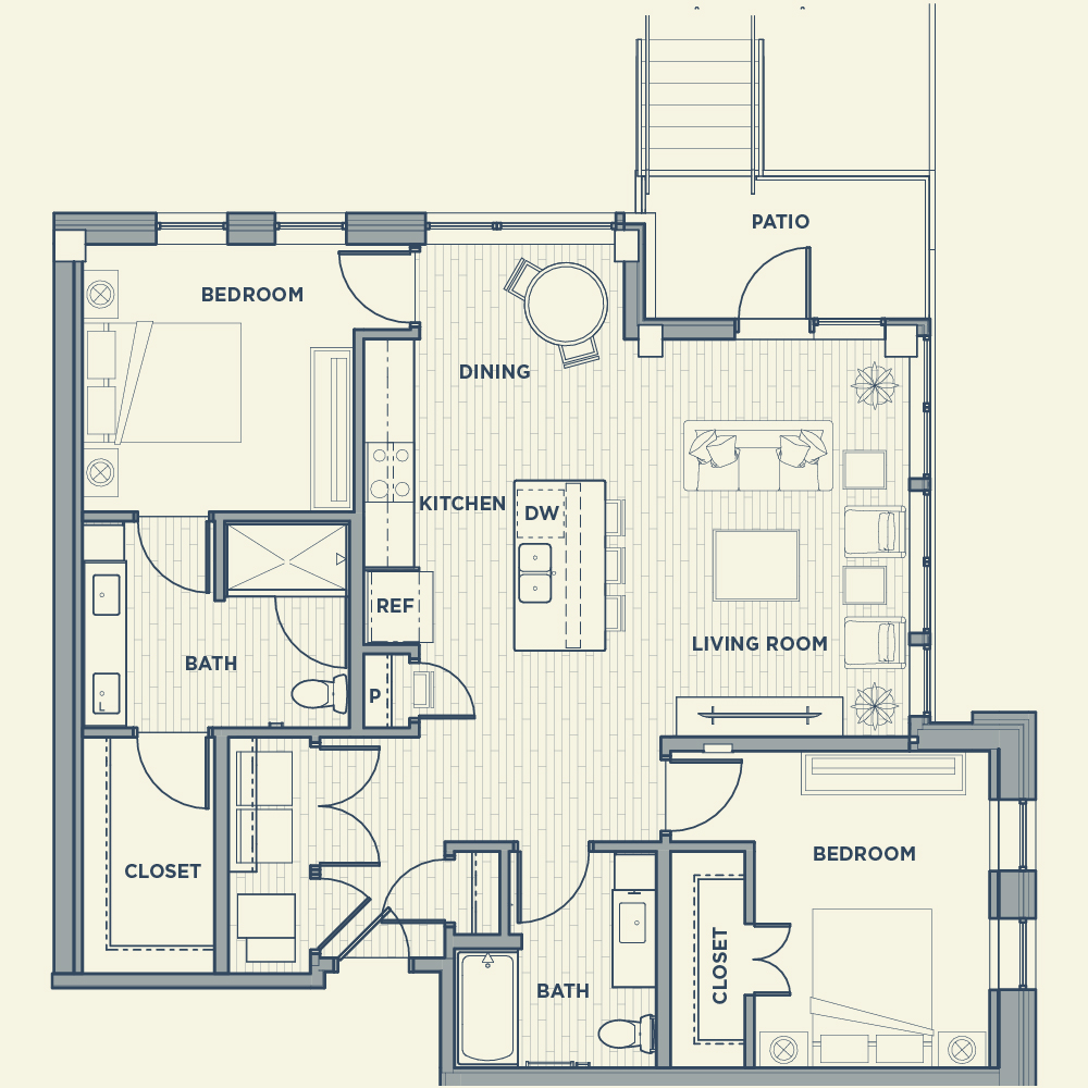The Apiary Apts West Allis Landbylabel Apartment B6
