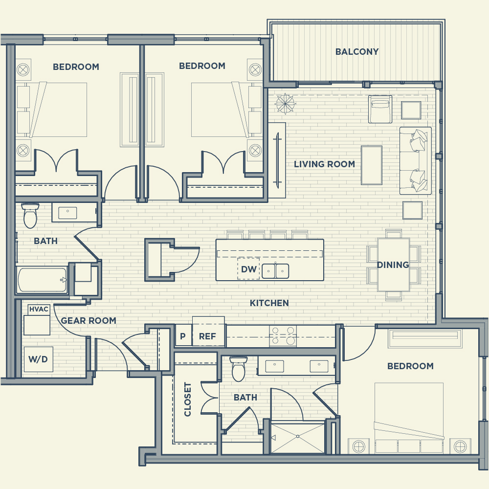 The Apiary Apts West Allis Landbylabel Apartment C2