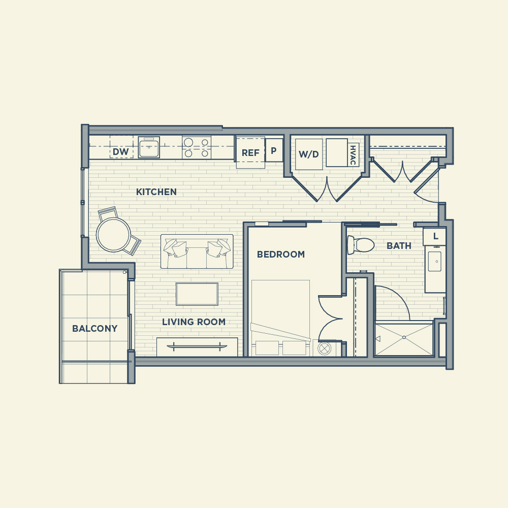 The Apiary Apts West Allis Landbylabel Apartment A1 1 Mirrored
