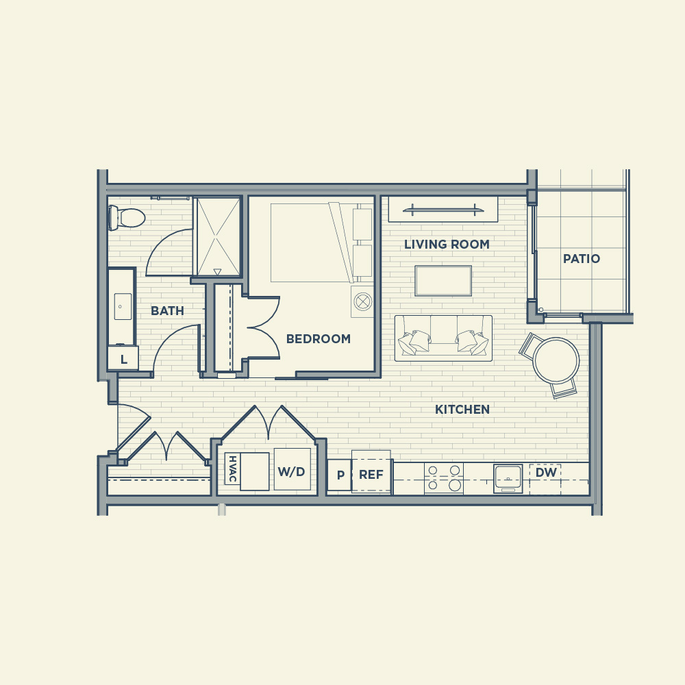 The Apiary Apts West Allis Landbylabel Apartment A2 1 Mirrored