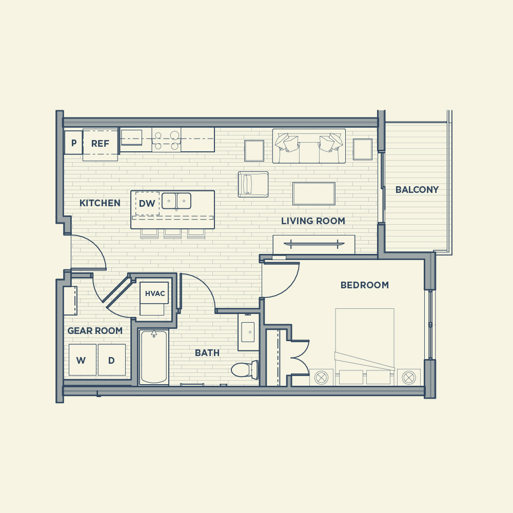 The Apiary Apts West Allis Landbylabel Apartment A3A Mirrored