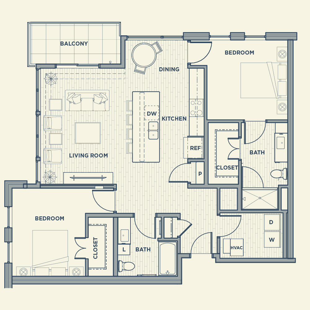 The Apiary Apts West Allis Landbylabel Apartment B5 1 Mirrored